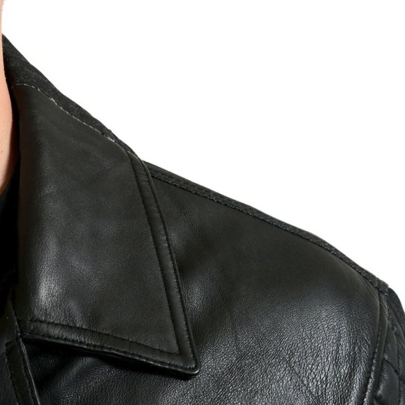 Versace Versus Men's Leather Zip Up Jacket - Picture 4 of 7